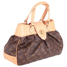 Louis Vuitton-Louis Vuitton Boetie PM Monogram Bag in Brown Leather -Other
