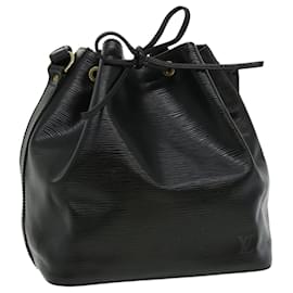 Louis Vuitton-LOUIS VUITTON Epi Petit Noe Shoulder Bag Black M44102 LV Auth 30253-Black
