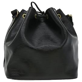 Louis Vuitton-LOUIS VUITTON Epi Petit Noe Shoulder Bag Black M44102 LV Auth 30253-Black