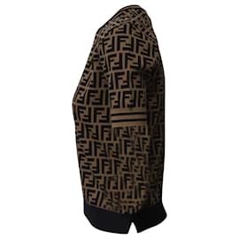 Fendi-Fendi Zucca Monogram Print Knit Top-Other