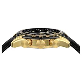 Versace-V-Ray Strap Watch-Golden,Metallic