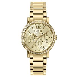 Versus Versace Relógio de Ouro Manhasset Dourado Metálico