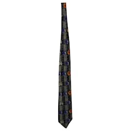 Kenzo-Kenzo Floral Printed Tie in Multicolor Silk -Other