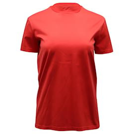 Prada-Camiseta Prada em algodão vermelho-Vermelho