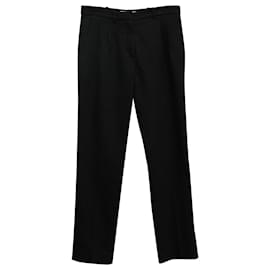 Altuzarra-Altuzarra Straight Leg Trousers in Black Cotton -Black