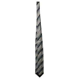 Ermenegildo Zegna-Ermenegildo Zegna Striped Tie in Multicolor Silk -Other