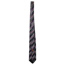 Versace-Gestreifte Versace Krawatte aus mehrfarbiger Seide-Andere