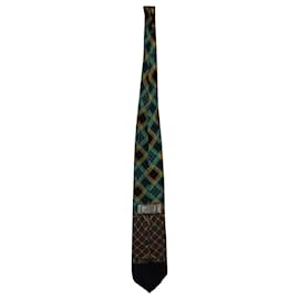 Gianni Versace-Gianni Versace Printed Tie in Multicolor Silk -Other