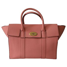 Bolsa Mulberry Bayswater em couro rosa Rosa