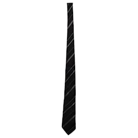 Giorgio Armani-Giorgio Armani Gestreifte Krawatte aus mehrfarbiger Seide-Andere