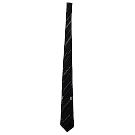 Giorgio Armani-Giorgio Armani Gestreifte Krawatte aus mehrfarbiger Seide-Andere