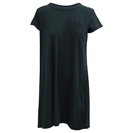 Sacai-Sacai T-Shirt-Kleid aus marineblauer Baumwolle-Blau,Marineblau