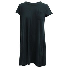 Vestido Camiseta Sacai de Algodón Azul Marino Azul Azul marino