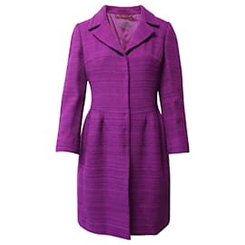 Alberta Ferretti-Abrigo de vestir Alberta Ferretti de algodón morado-Púrpura