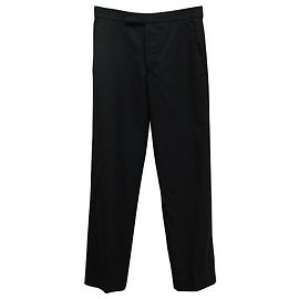 Isabel Marant Pantalón recto de algodón azul marino Azul marino