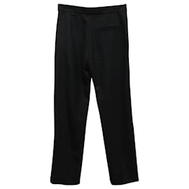 Isabel Marant-Isabel Marant Straight Leg Trousers in Navy Blue Cotton -Navy blue