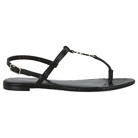 Saint Laurent FLACHE SANDALEN CASSANDRA Schwarz