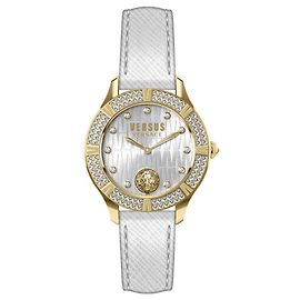 Versus Versace Venus-Lederuhr Golden Metallisch