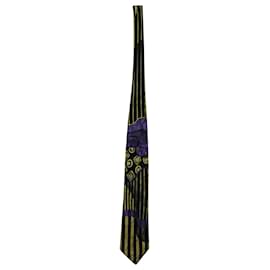 Gianni Versace-Gianni Versace Printed Tie in Multicolor Silk -Other