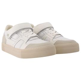 Ami Paris-Low-Top ADC Sneakers in White Leather-White