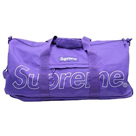 Supreme Duffle Bag in Purple Polyester Purple