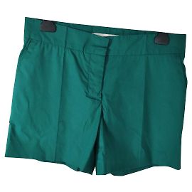 Pantalones Cortos Vanessa Bruno Verdes de Algodón Verde