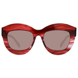 Emilio Pucci Menta Mujer Rojo Gafas de sol EP0122 5168F 51-19-145 MM Roja