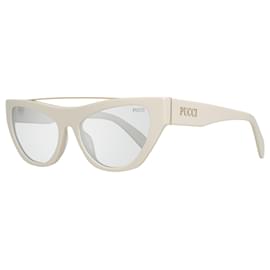 Emilio Pucci-Menta Donne Bianco Occhiali da sole EP0111 5521alla 55-18-147 MM-Bianco