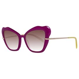 Emilio Pucci-Menta donne viola occhiali da sole EP0135 5575F 55-20-158 MM-Porpora