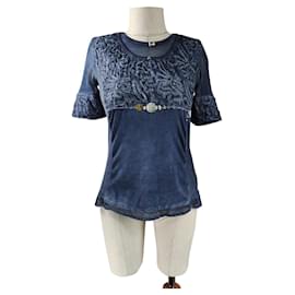 Elisa cavaletti Top Blu