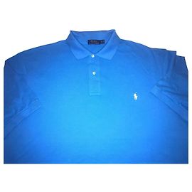 Polo Ralph Lauren de algodón azul XXXL Azul