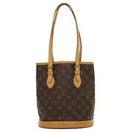 Louis Vuitton-LOUIS VUITTON Monogram Bucket PM Shoulder Bag Vintage M42238 LV Auth pt3265-Other