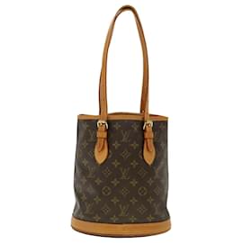 Louis Vuitton-LOUIS VUITTON Monogram Bucket PM Shoulder Bag Vintage M42238 LV Auth pt3464-Other