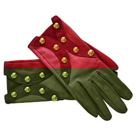 Hermès-Hermès Gloves-Red