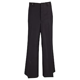 Yves Saint Laurent-Tom Ford for YSL Rive Gauche Trousers wide-Black