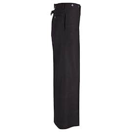 Yves Saint Laurent-Tom Ford for YSL Rive Gauche Trousers wide -Black