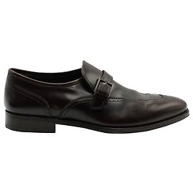Mocassini Salvatore Ferragamo Penny in Pelle Bordeaux Bordò