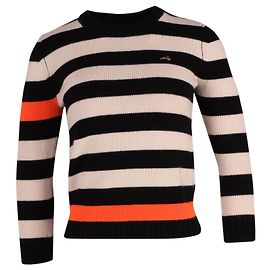 Bella Freud Menace Stripe Pullover aus mehrfarbigem Kaschmir Mehrfarben