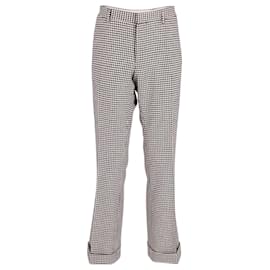 Yves Saint Laurent-Yves Saint Laurent Tom Ford pour YSL Rive Gauche Pantalon Pied de Poule en Laine Noire-Autre