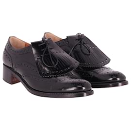 Church's-Church's Constance Brogues In Black Patent Leather-Black