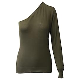 Pull Tom Ford à une manche en cachemire vert Vert Vert olive
