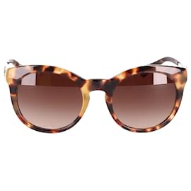 Dolce & Gabbana-Gafas de sol con estampado de carey en acetato marrón de Dolce & Gabbana-Otro