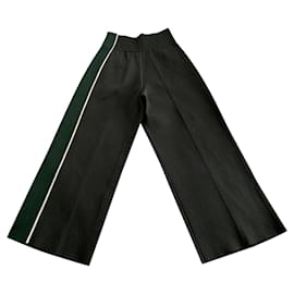 Hermès-Pants, leggings-Olive green