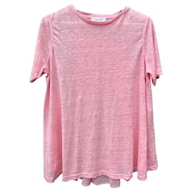 Camicetta Allude Rosa in Lino Rosa