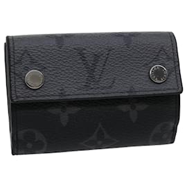 Louis Vuitton-Carteira LOUISVUITTON Monogram Eclipse Reverse DiscoveryCompact Wallet M45417 auth 30461NO-Outro