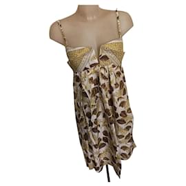 Just Cavalli robe courte à fleurs Multicolore