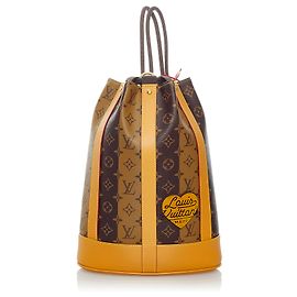 Louis Vuitton braunes Monogramm Nigo Randonnee Braun