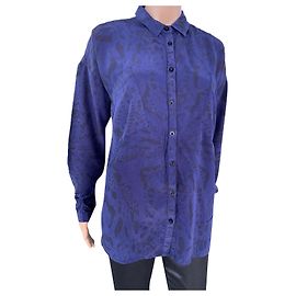 Camicia in seta Gestuz blu taglia 36 Blu