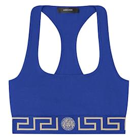 Versace-Top-Blu scuro