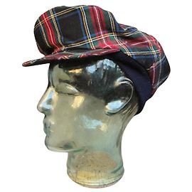 Autre Marque Kappe aus Oxford-Baumwoll-Canvas mit Schottenmuster Mehrfarben